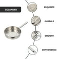 thumbnail image 6 of WRITWAA 1Pack Stainless Steel Kitchen Utensil Colander with Holes for Draining Food in Home and Professional Kitchens, 6 of 6