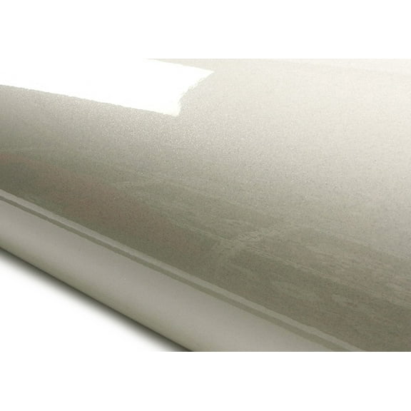 ROSEROSA Peel and Stick PVC Solid Self-Adhesive Wallpaper Covering Counter Top Shelf Liner High Glossy Pearl 2.00 Feet(W) X 6.56 Feet(L)