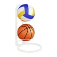 thumbnail image 4 of cpengpj Sports Equipment Organizer Ball Storage Rack Freestanding Basketball Holder Vertical Garage Ball Storage Display Stand for Volleyball Football Badminton, 4 of 9