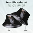 thumbnail image 2 of Balery Black Cobra Snake Sombreros para el sol para hombre y mujer, sombrero de pescador con UPF 50+, 2 of 6