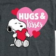 thumbnail image 3 of Peanuts - Snoopy Hugs And Kisses - Men's Short Sleeve Graphic T-Shirt, 3 of 6