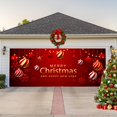 thumbnail image 1 of Banner para puerta de garaje COSEVIER Christmas, 2,1 x 4,9 m, poliéster, 1 of 6