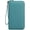 Blue, variant on Wallet for Women RFID Blocking Leather Credit Card Wallet Travel Passport Phone Purse with Removable Wrist Strap