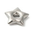 thumbnail image 2 of 304 Stainless Steel Pendants Stainless Steel Color Star 14.5x15x3mm DIY, 2 of 2