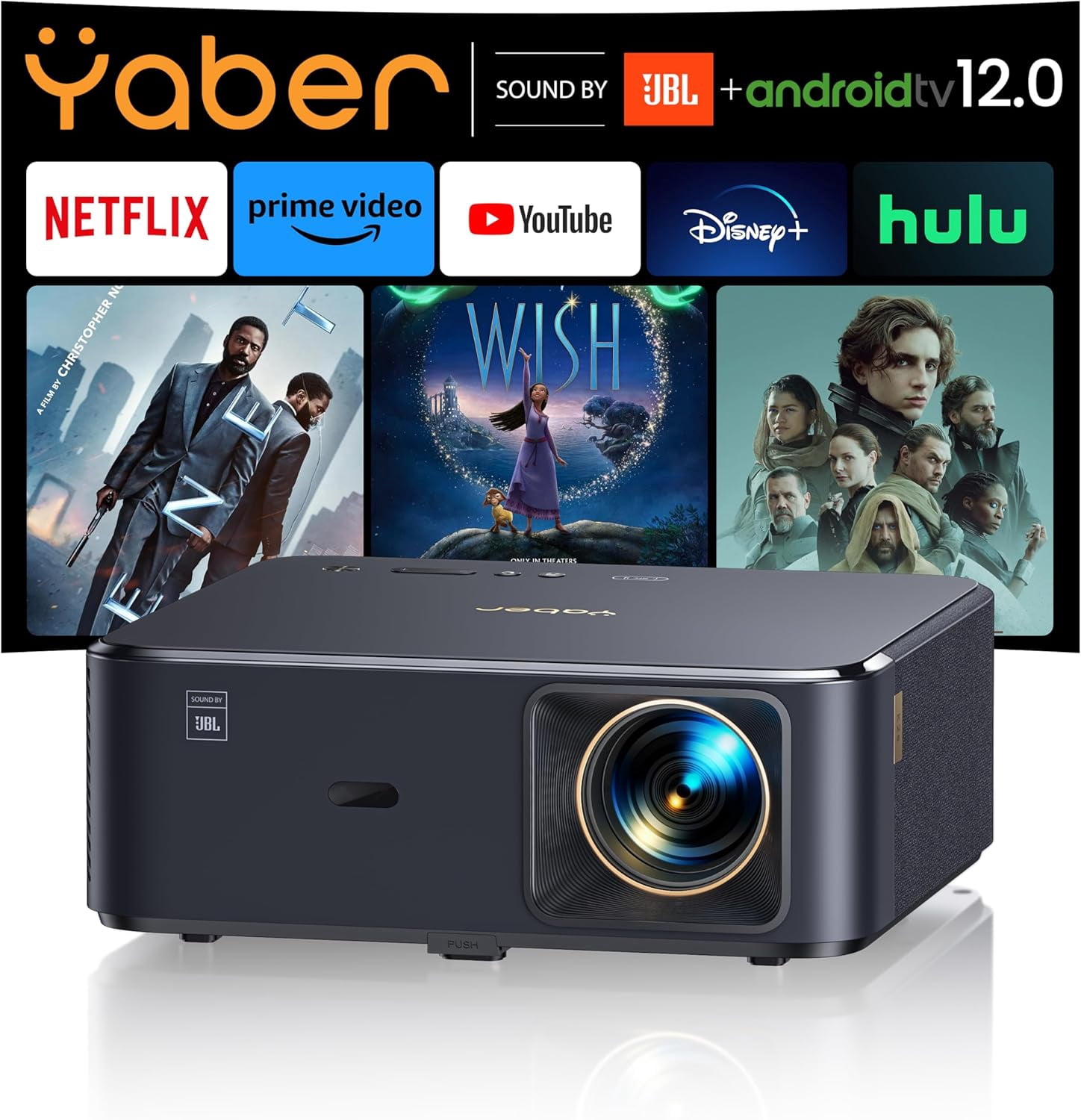 TCL C1 GTV Portable Projector with Google TV (New) - Native 1080P