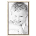 thumbnail image 2 of ArtToFrames 25" x 40" Silver with Black Lip Picture Frame, 25x40 inch Multi Wood Poster Frame (WOM-5193),  Pack, 2 of 7