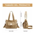 thumbnail image 4 of Elegante Bolso Resistente Al Agua Y Antirrobo Para Mujer caqui, 4 of 4