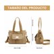 thumbnail image 4 of Elegante Bolso Resistente Al Agua Y Antirrobo Para Mujer caqui, 4 of 4
