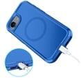 thumbnail image 7 of Petocase For iPhone 16e Case,Compatible with MagSafe,Shockproof 3-Layer Protection Rugged Heavy Duty Cover Case for iPhone 16E 6.1",Navy Blue, 7 of 7
