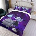 thumbnail image 3 of Vampirina Conjunto de sábanas temático, trío de piezas, cómodo y amigable con la piel, diseño único, regalo de decoración para el hogar para familiares, amigos y fans, 90 cm * 190 cm, 3 of 6