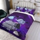 thumbnail image 3 of Vampirina Conjunto de sábanas temático, trío de piezas, cómodo y amigable con la piel, diseño único, regalo de decoración para el hogar para familiares, amigos y fans,135cm *200cm, 3 of 6