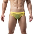 thumbnail image 4 of Sngxgn Boxer Briefs Mens Lightweight Underwear Men Soft Underwear(Yellow,S), 4 of 7