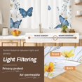 thumbnail image 4 of Kitchen Curtains (2 Pcs) Over Sink for Bathroom Window Cafe Basement Cortinas para Cocina Farmhouse Short Mini Curtain Flower Bee Summer Daisy Elegant Country Rustic Modern Cute - 27.5×36", 4 of 6
