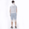 thumbnail image 4 of Imperméable 4 Pack Ponchos de Pluie pour Hommes Femmes Adultes Imperméable Portable Réutilisable avec Manches Élastiques, 4 of 8