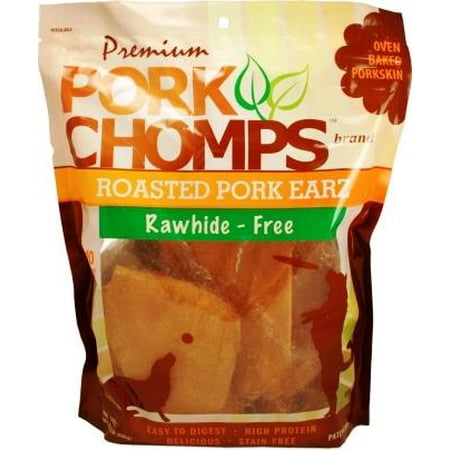 Premium Pork Chomps Rawhide-Free Roasted Pork Earz, 10