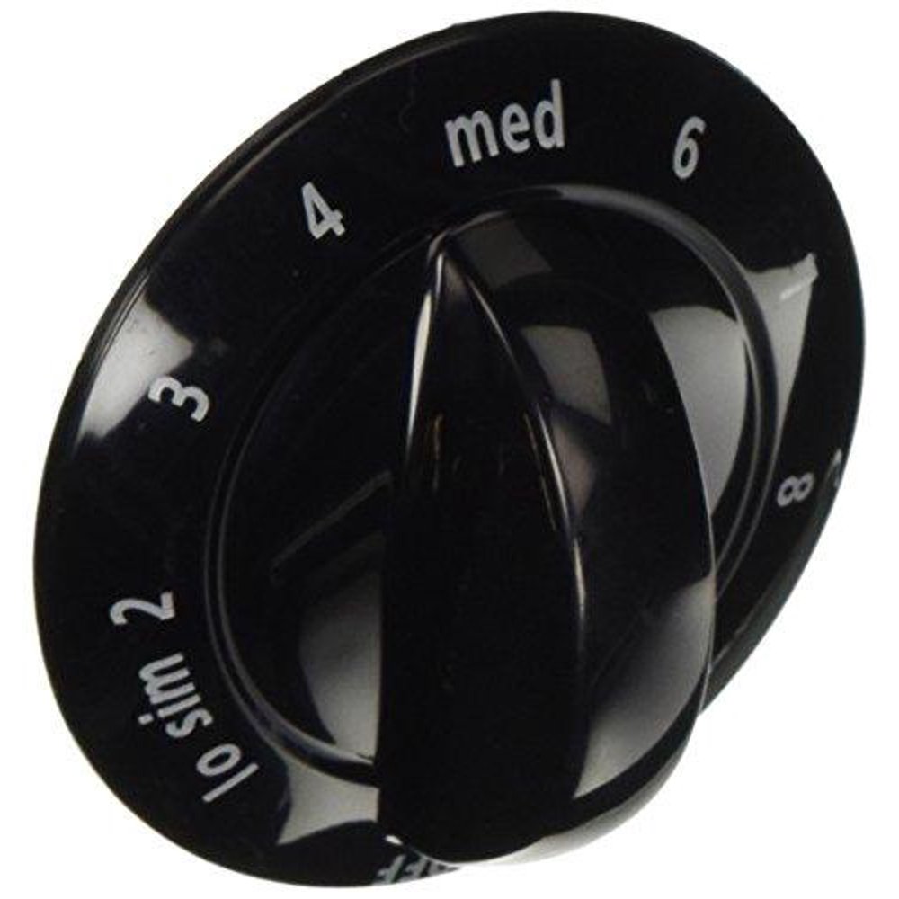 318196634 Frigidaire Range Knob Control Black