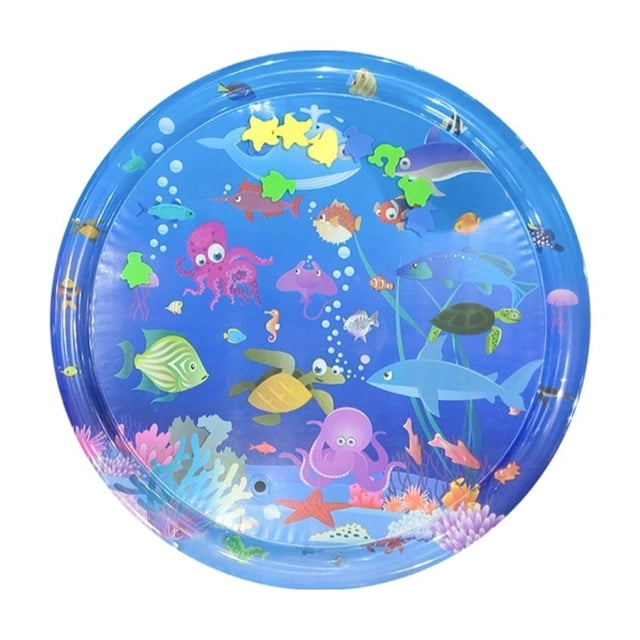 WIFKLSIIPG Pat Pad Children's Crawling Training Pad Inflatable Seat Cushion Water Fillable Pat Pad Round Shape Large Size Thicker