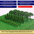 thumbnail image 3 of Modelo de construcción de mesa de arena, árbol, combinación de escena, material, micro mini, fabricación de pequeñas plantas, bosque, árboles hechos a mano, 3 of 4