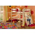 thumbnail image 2 of Tapis rectangle amusant pour enfant Alphanumérique multicolore nylon, 2 of 2