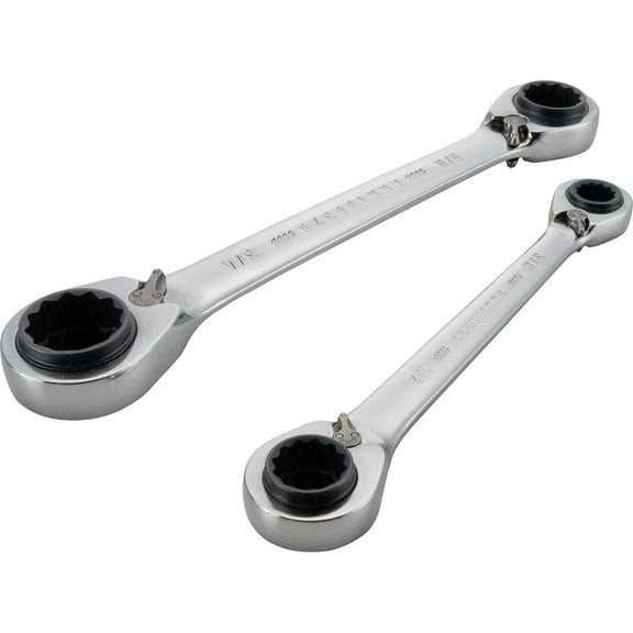 Craftsman Sae Ratcheting Box Wrench Set, 2Pc