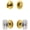 Lifetime Brass, variant on Grandeur 828994 Circulaire Solid Brass Single Cylinder Keyed Entry Knobset And Deadbolt