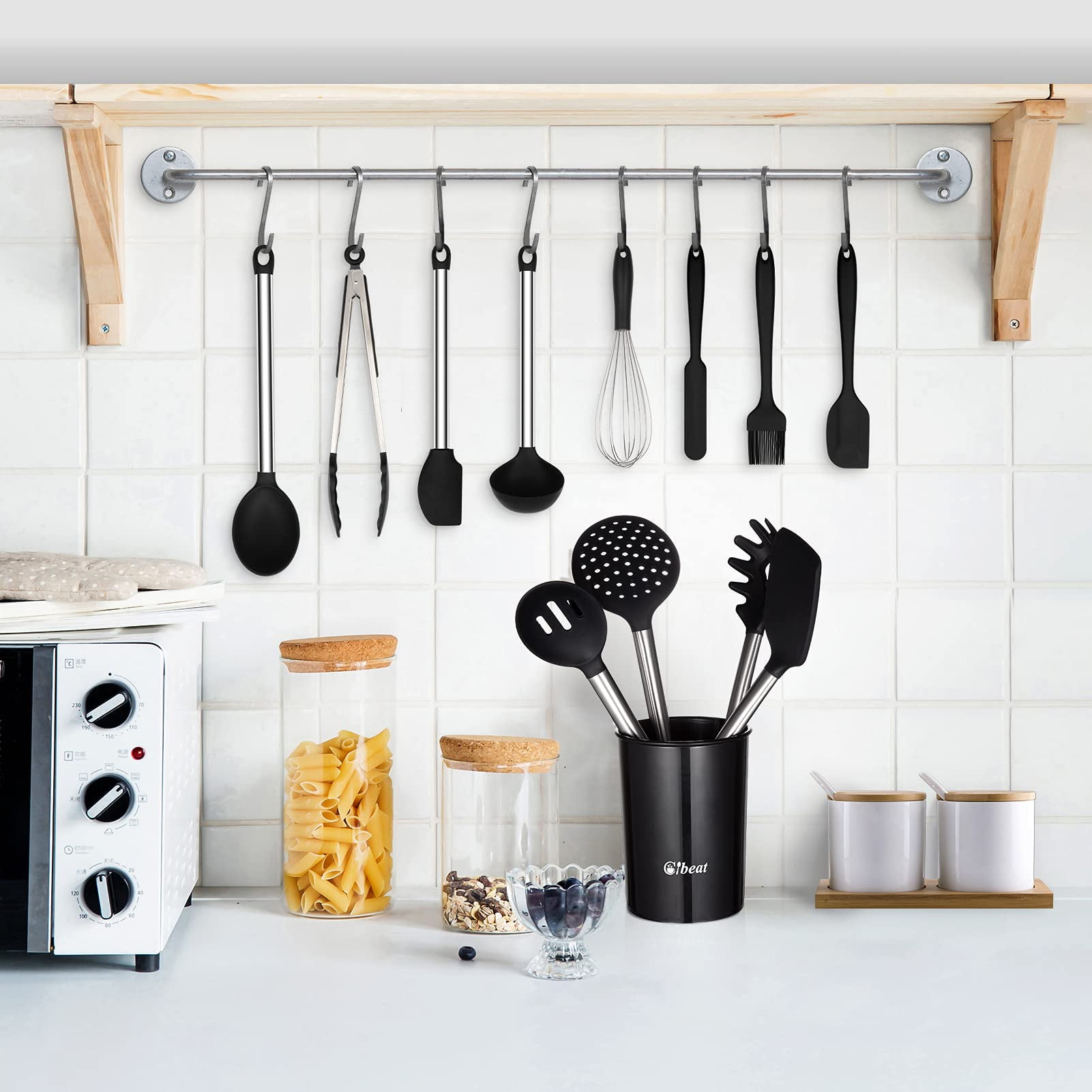 Silicone Stirring Spoon Sets – Honey Bear Kitchen
