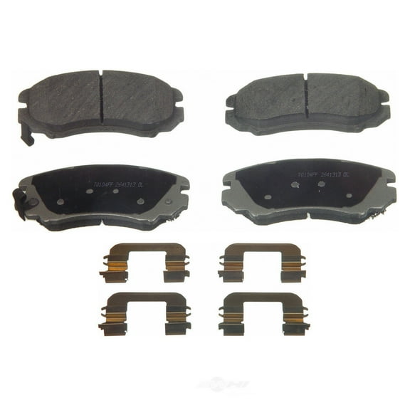 Disc Brake Pad Set Fits select: 2003-2010 HYUNDAI SONATA, 2010-2011 KIA SOUL