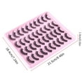 thumbnail image 2 of Beauos Natural Synthetic Volume False Eyelashes Pack of 20 Pairs Thick Eyelashes Natural Curling, False Eyelashes , 20 Pairs of False Eyelashes, 2 of 8