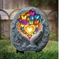 thumbnail image 5 of SLYNSHome 2D Flat Butterfly Garden Stake Decor with Lights,Waterproof Yard Art Sign for Mom, Mothers Day Ideal Gifts, Outdoor Lawn Pathway Patio Plant Pot, Flower Bed, 5 of 5