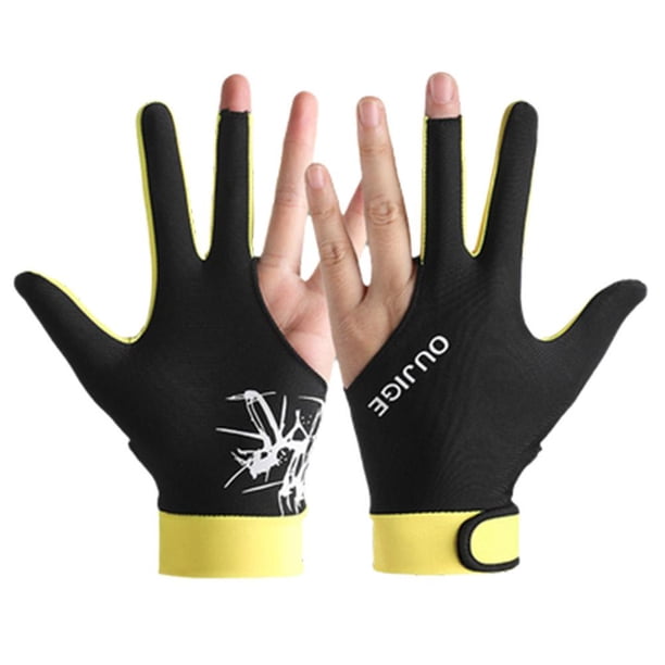 EZLIFE Guantes de billar transpirables y cómodos resistentes al desgaste y antideslizantes finos nuevos D4B4