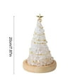 thumbnail image 3 of Christmas Tree DIY Kit with All Accessories, Complete Craft Set for Easy Assembly at Home, Creative Holiday Project for Family and Adults, for Tabletop and Mantel Decor(White,B), 3 of 6
