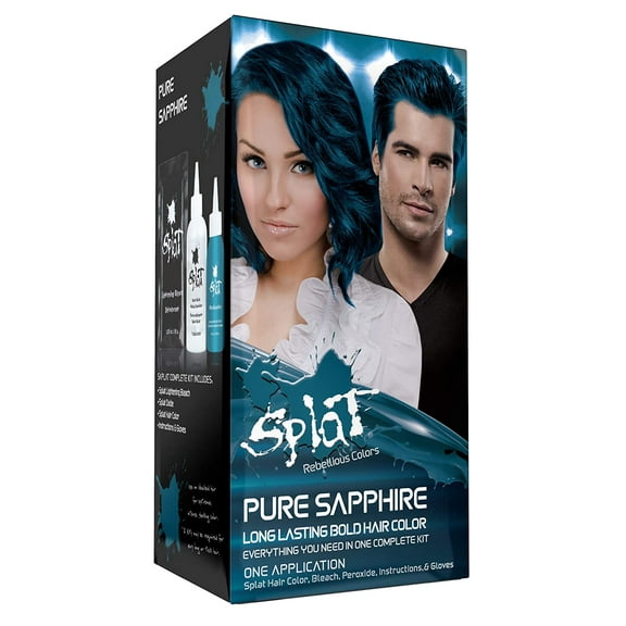 (2PACK) Splat Hair Color Pure Sapphire "MANGO SIX B&M"