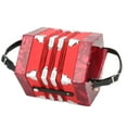 thumbnail image 4 of Suministros para instrumentos musicales, acordeón de concertina, acordeón de concertina profesional portátil, concertina con bolsa de transporte de grado profesional, 4 of 8