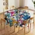 thumbnail image 5 of Power Rangers Round Tablecloth Print Decorative Table Cover Washable Table Cloths for Dining Party Picnic 50x50in, 5 of 8