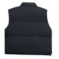 thumbnail image 5 of Daznico Winter Sleeveless Quilted Down Vest with Stand Collar Short for Warmth Outerwear,Womens Vest,XL, 5 of 5