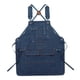 thumbnail image 5 of Delantal de jardinería Delantal de trabajo de lona para taller mecánico hombres mujeres carpintero Azul, 5 of 8