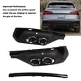 thumbnail image 3 of Rear Bumper Exhaust Pipe Diffuser Trim Glossy Black Rear Bumper Diffuser for SQ5  Sportback 2021 and Up, 3 of 7
