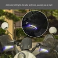 thumbnail image 4 of Solar-Powered Motorcycle Hand Guards with Optional Reflective Strip - PVC Windproof & Rainproof Handlebar Shields, Includes 1 Pair Guards, Brackets & Screw Set (38x26x22cm Package, 220g Weight), 4 of 6