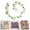 B, variant on Peach Artificial Cherry Blossom Vine Garland - 90.55in Plastic Flower Garland for Home/Wedding Wall Decor, Pipe Cover (F)