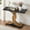 39.4inch, variant on Modern Desk Behind The Couch, Wood Rectangle Entrance Desk, Narrow Long Sofa Table Accent Stand With Metal Legs For Hallway, Bedroom, Living Room, Foyer