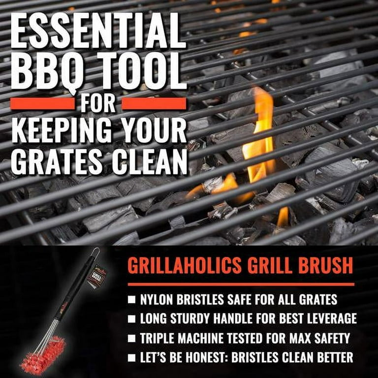 Grill Brush and Scraper Bristle Free – Safe BBQ Brush for Grill – 18''  Stainless Grill Grate Cleaner - Safe Grill Accessories for Porcelain/Weber  Gas/Charcoal Grill – Gifts for Grill Wizard - Yahoo Shopping