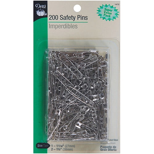 bent safety pins