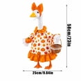thumbnail image 3 of 23" Fall Porch Goose Outfit Pumpkin Dress Goose Costume, Fall Harvest Autumn Thanksgiving Courtyard Garden Patio Yard Decoration, 3 of 5