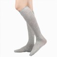 thumbnail image 4 of NOLDARES Compression Socks Women Men 6 Pairs, Knee High Best Support Circulation Socks for Running, Travel, Flight, Nurse(R002-Light Gray), 4 of 6