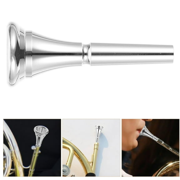 IDEANATEGRATE French Horn Mouthpeices 1Pack Copper Material Loud Sound 6.5x2.6x2.6in