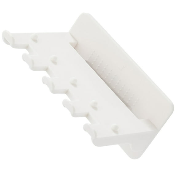 Homoyoyo Multi Functional Electric Toothbrush Holder Wall Mounted White Plastic