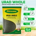 thumbnail image 2 of Black Matpe Beans (Urad Whole) – Whole Urad Beans for Curries, Dal & Everyday Cooking – Pantry Staple 32 oz, 2 of 5