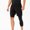 Black, variant on Deals of the Week Mrasaso Sweatpants for Men, Men's One Leg Sports Close Fitting Running Elastic Quick Dry Solid Color Cropped Pants Yoga Trousers