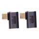 thumbnail image 4 of Conector De ángulo Recto Tipo C Macho A Hembra, 2 Uds 7680x4320 Portátil 40Gbps 90 Grados Adaptador USB C 100W Carga Rápida Para Carga, 4 of 8