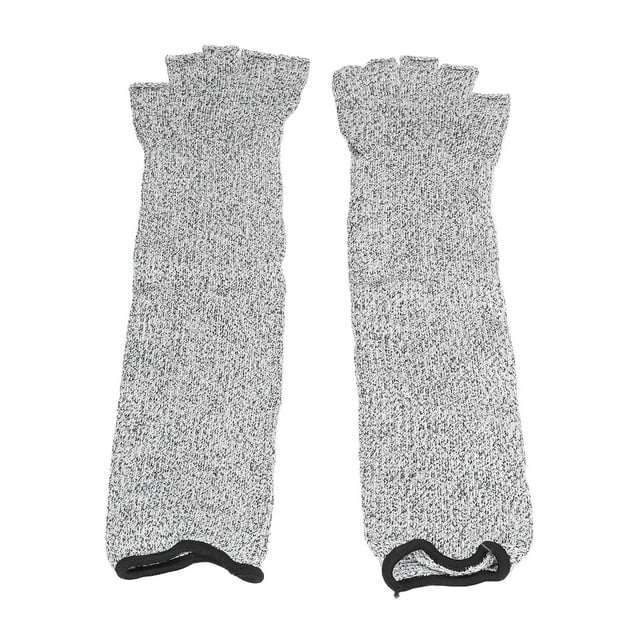 "Premium 45cm Cut-Resistant Arm Sleeves, Level 5 Protection, Durable HEEP Material for Gardening, Kitchen, and Industrial Use, Comfortable & Breathable Design, Easy to Clean, Pack of 2"
